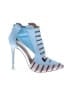Liliana Color Block Blue Heels Size 7 1/2 - photo 1