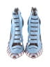 Liliana Color Block Blue Heels Size 7 1/2 - photo 2