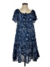 Max Studio Stars Blue Casual Dress Size S - photo 1