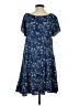 Max Studio Stars Blue Casual Dress Size S - photo 2