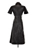 Ann Taylor 100% Polyester Black Casual Dress Size 0 Petite - photo 2