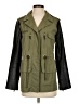 Zara 100% Polyester Green Coat Size S - photo 1