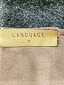 Language 100% Rayon Color Block Brown 3/4 Sleeve Blouse Size M - photo 7