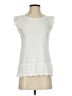 Talbots 100% Cotton Ivory Sleeveless Blouse Size XS - photo 1