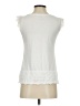 Talbots 100% Cotton Ivory Sleeveless Blouse Size XS - photo 2