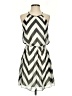 Guess 100% Polyester Chevron-herringbone Gray Casual Dress Size 2 - photo 1