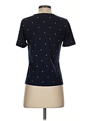 Lauren by Ralph Lauren Short Sleeve Silk Top (view 2)