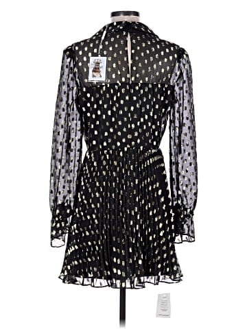 Self-Portrait fil-coupé polka dot mini dress (view 2)