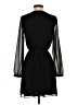 Express 100% Polyester Solid Black Cocktail Dress Size XS - photo 2