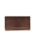 Assorted Brands 100% Leather Brown Leather Wallet One size - photo 1