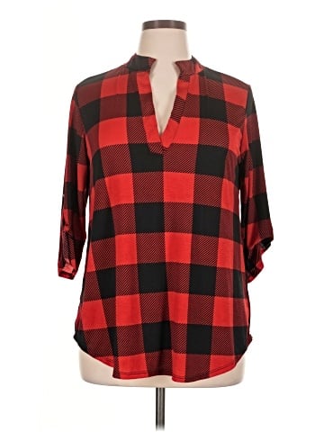 chic soul (chicsoul.com) 3/4 Sleeve Blouse (view 1)