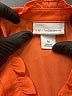 Liz Claiborne 100% Polyester Orange Short Sleeve Blouse Size M - photo 7