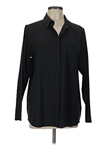 Athleta Long Sleeve Button Down Shirt - front