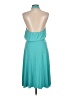 Janette Plus Solid Teal Casual Dress Size L - photo 2