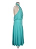 Janette Plus Solid Teal Casual Dress Size L - photo 4