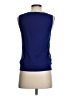St. John Blue Sleeveless T-Shirt Size P (petite) - photo 2
