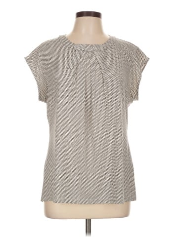 Karl Lagerfeld Paris Short Sleeve Blouse (view 1)