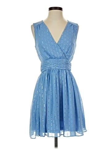 Aqua Cocktail Dress (view 1)