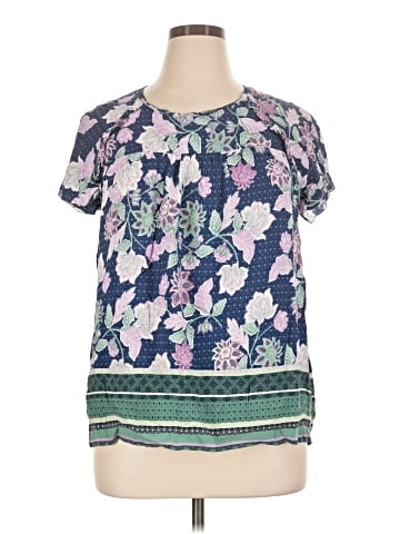 St. John's Bay Short Sleeve Blouse (view 1)