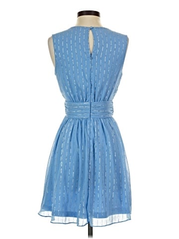 Aqua Cocktail Dress (view 2)