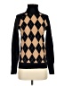J.Crew 100% Wool Argyle Black Wool Pullover Sweater Size S - photo 1