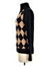 J.Crew 100% Wool Argyle Black Wool Pullover Sweater Size S - photo 5