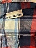 Noisy May 100% Cotton Plaid Red Blue Long Sleeve Blouse Size S - photo 7