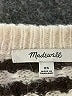 Madewell Houndstooth White Pullover Sweater Size XS - photo 4
