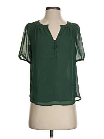 Ann Taylor LOFT Short Sleeve Blouse (view 1)