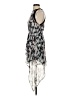 Bershka Print Silver Cocktail Dress Size S - photo 5