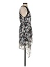 Bershka Print Silver Cocktail Dress Size S - photo 4