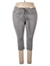 Rose Gal 100% Polyester Gray Active Pants Size 4X - photo 1