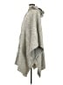 Le Moda 100% Polyester Gray Poncho One size (estimated) - photo 5