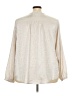 Torrid Damask Ivory Long Sleeve Blouse Size 3X Plus (3) - photo 2