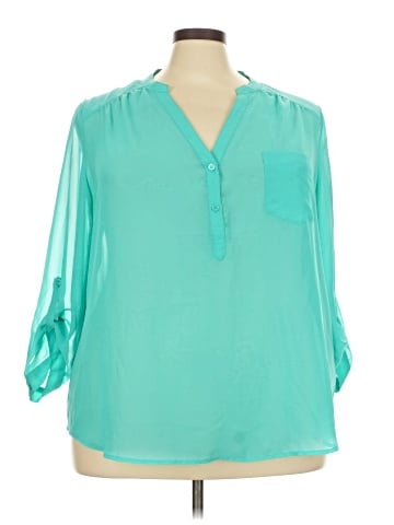 Maurices 3/4 Sleeve Blouse (view 1)