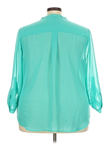 Maurices 3/4 Sleeve Blouse (view 2)