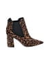 Marc Fisher LTD Animal Print Brown Ankle Boots Size 7 - photo 1