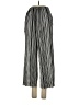 Topshop 100% Polyester Stripes Silver Casual Pants Size 2 - photo 1