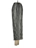 Topshop 100% Polyester Stripes Silver Casual Pants Size 2 - photo 4