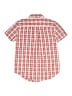 Chaps Checkered-gingham Red Short Sleeve Button-Down Shirt Size 7 - photo 2