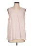 Vince Camuto 100% Polyester Pink Sleeveless Blouse Size L - photo 1