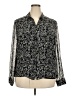 Style&Co 100% Polyester Black Long Sleeve Blouse Size 18 - photo 1