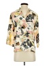 Citron 100% Rayon Print Yellow 3/4 Sleeve Blouse Size XS - photo 1