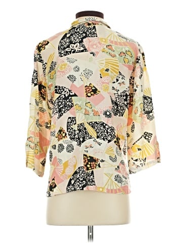 Citron 3/4 Sleeve Blouse - back