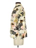 Citron 100% Rayon Print Yellow 3/4 Sleeve Blouse Size XS - photo 5