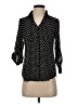 BCX 100% Polyester Polka Dots Black 3/4 Sleeve Blouse Size XXS - photo 1