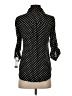 BCX 100% Polyester Polka Dots Black 3/4 Sleeve Blouse Size XXS - photo 2