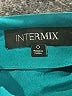Intermix Teal Long Sleeve Silk Top Size 0 - photo 7
