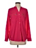 Calvin Klein 100% Polyester Pink Long Sleeve Blouse Size XS - photo 1