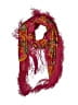 Unbranded Paisley Burgundy Pink Scarf One size - photo 1